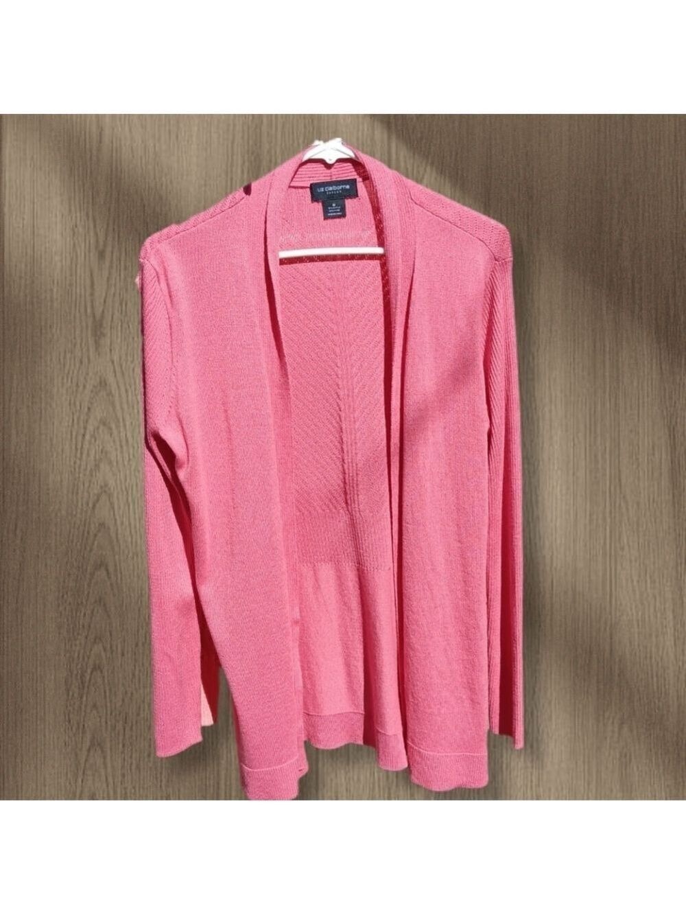 Liz Claiborne Career Cardigan Sweater Salmon? Color Size M
